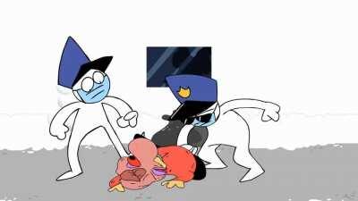 When you meet an UwU yandere