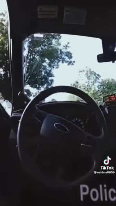 Cops body cam footage showing the moments immediately after he killed a man