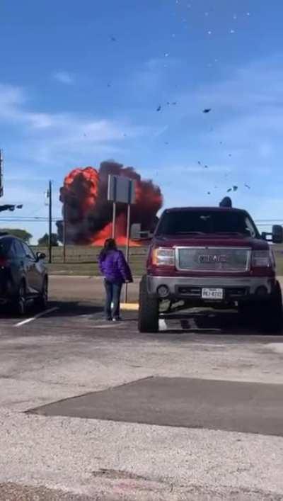 Airshow collision yesterday