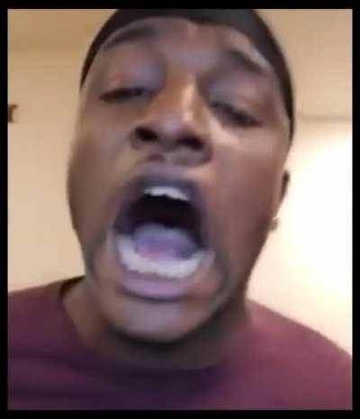 Idiot eats a firecracker for internet points