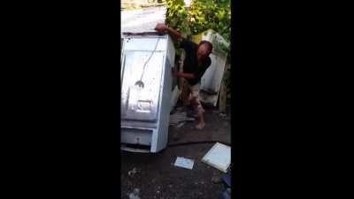 The war between humankind and fridges has begun.