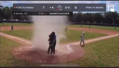 Helping out my nephew.