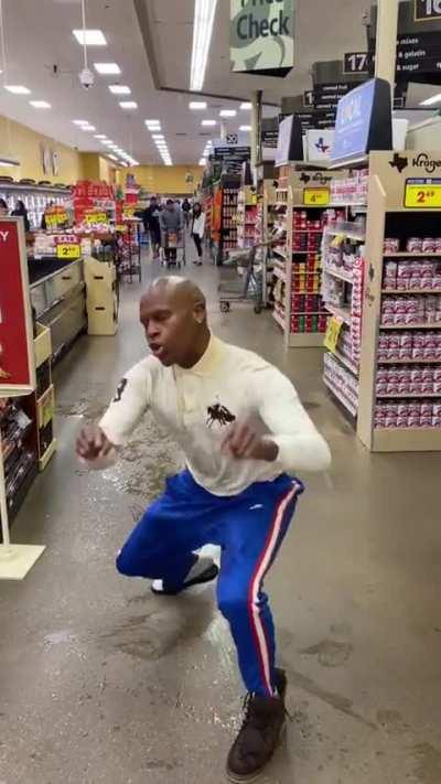 Making underpaid retail employees clean up for Tiktok content