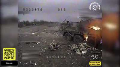 Ukrainian FPV kamikaze drone strikes on Russian infantry at Kotlyne graveyard, Pokrovsk. February 2025