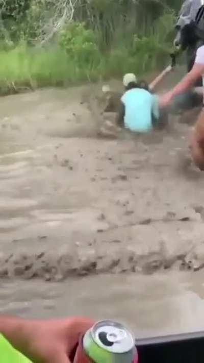 Forgetting that you have someone else in the quad