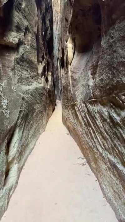 Glimpse of the slot canyons in Canyonlands, UT, USA
