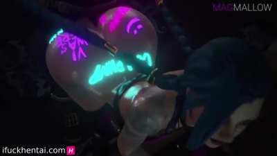 Fucking Jinx Anal and Filling Her Up