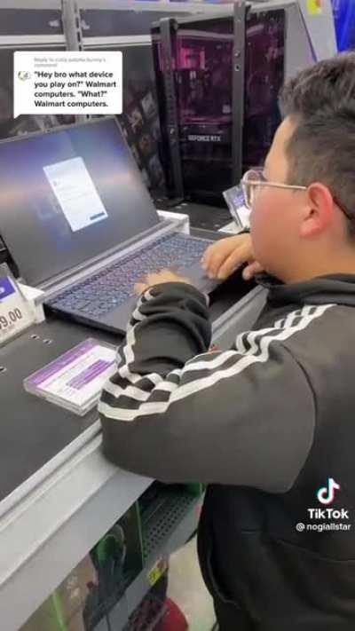 Parent is upset when Walmart places a password on computer displays preventing their children to play Roblox on them