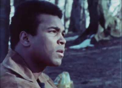 Muhammad Ali learns about the Mount Everest (1970s)