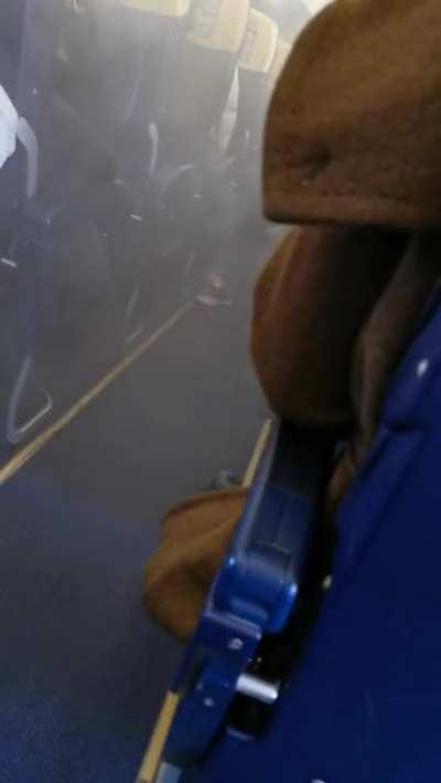 Fire on Ryanair flight