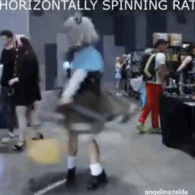 Horizontally Spinning Nazrin (my cosplay)