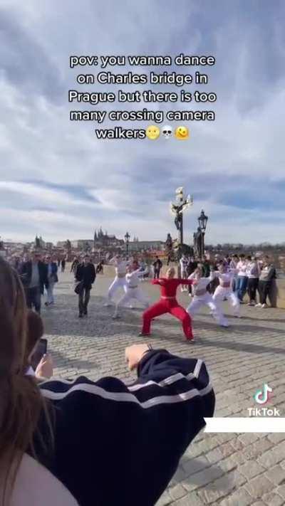 Dancer posts that she is frustrated people ruined video after filming in a PUBLIC SETTING