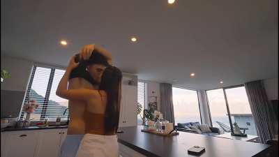 (# 678)(part1/of4) step sisters go on foreign trip with husband; who tries cheering up wife's younger sister in affair until they get caught!