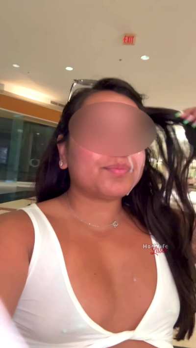 my first ever cumwalk was in a mall