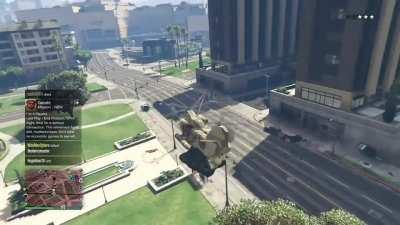 Just me and a friend cleaning a lobby filled with griefers