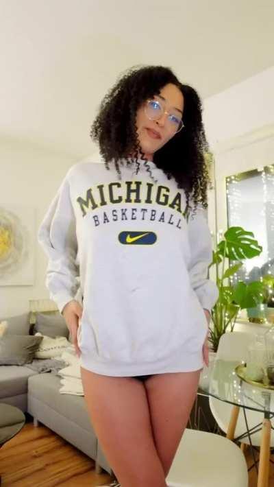 I wish someone would just dick me down after class