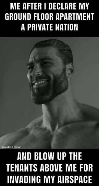 When my upstairs neighbors complain about my music