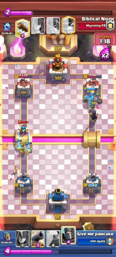 When you pull a win out of your ass even tho it lookes hopeless