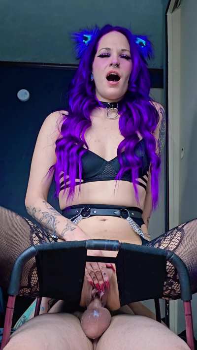 I ride his cum out of him then use it for lube to keep going (0:30)