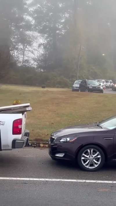 Cars in a traffic jam