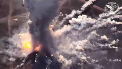 Defence Intelligence of Ukraine: On August 23rd, around 10:00 a.m., an explosion occurred near the village of Olenivka on Cape Tarkhankut in the temporarily occupied Crimea, which destroyed the Russian S-400 