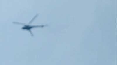 Video of the Belarusian helicopters entering Poland.   Poland is sending additional units to the border.