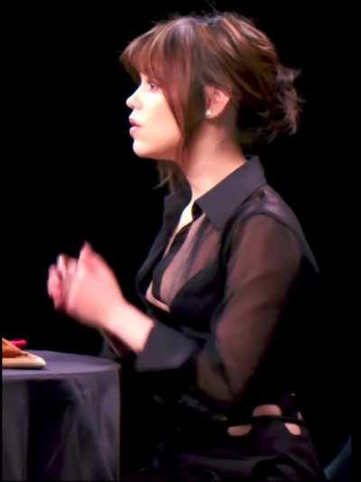 Jenna Ortega - Hot Ones 3 of 4 - Peeks - Slowed, Looped, Cropped, Brightened, RIFE'd and AI'd