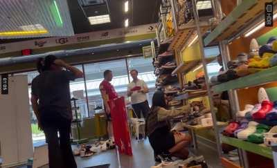 Sexy Asian lady couldn’t help but to stare at my gorilla bulge PT1 (Dm for more videos) 