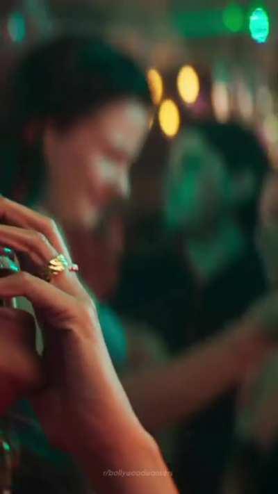 Deepika Padukone's hottest scenes from the movie 'Pathaan' - Part 4 : Walking in the club in Black deep cleavage dress and seducing white Russian man