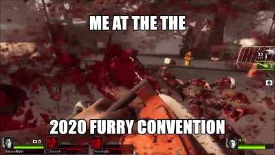 Me at the 2020 furry convention