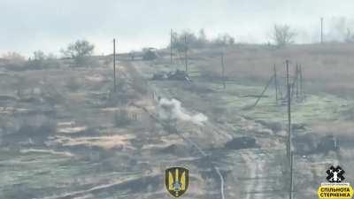Ukrainian kamikaze drone eliminates russian soldier