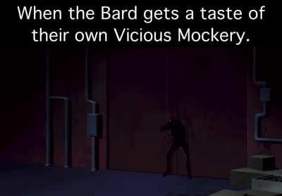 I can see the Joker’s flavors of vicious mockery involve crackling laughter.