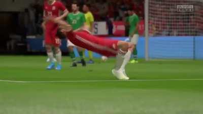 Just a normal celebration after scoring