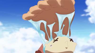 Anime Sticky Sea Cucumbers with cartoon sound effects