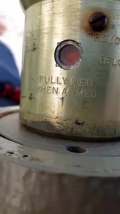 Fully red when armed!