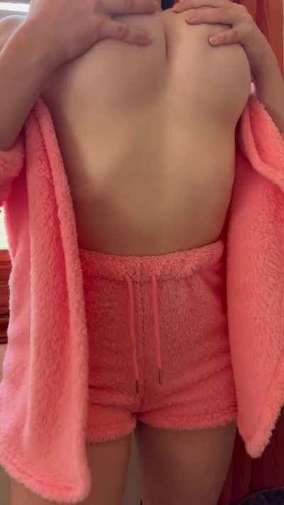 I'll let you fuck me all you want, as long as you cum on my tits every now and then, is that a deal?