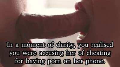 You didn't want to seem paranoid