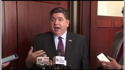 JB Pritzker says “I am who I am” when asked why he’s happy being “a leftie” while other Democrats move to the middle
