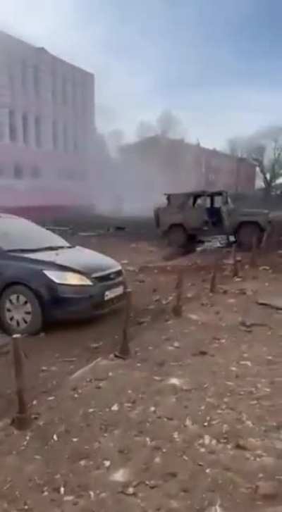 AFU strike on the location of the 810th Guards Naval Infantry Brigade for the second time in Ivanovskoye, Kursk Oblast