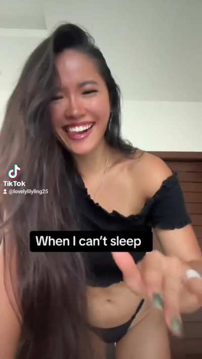 I can't sleep cuz I'm looking at her 🥵