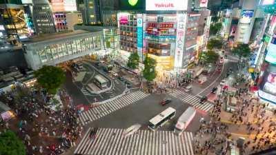 Shibuya Crossing. Sony A7RIII, 18mm. Tokyo, Japan
