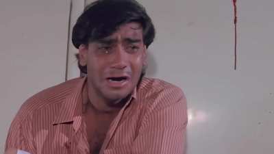 Ajay Devgn crying hits different when its this dramatic!