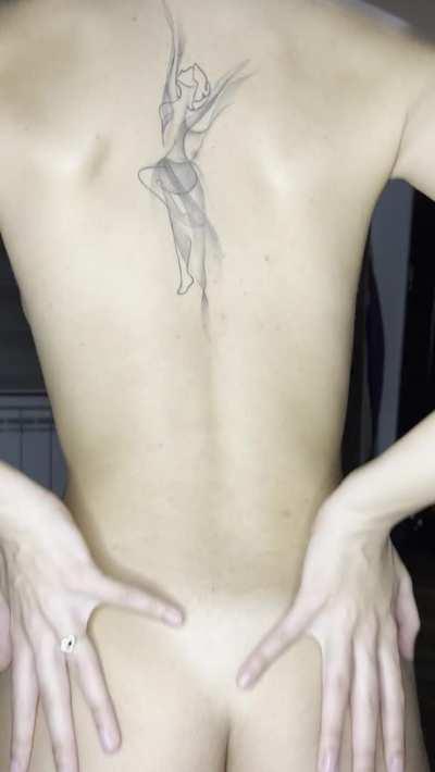 My tattoo and my back doll