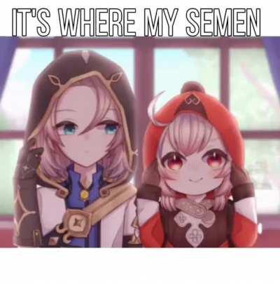 Some person - it where my semen hides