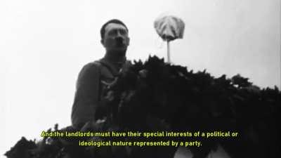 Adolf Hitler's Election Campaign speech at Eberswalde, Germany ( 1932 ) with English Subtitles