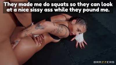 I started going to a boxing gym...