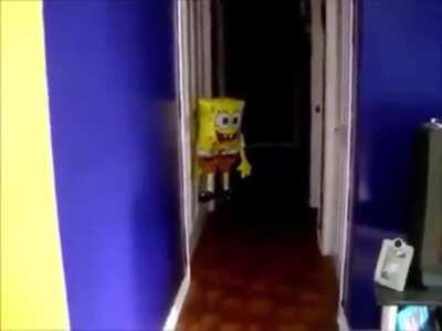 Aww hell nah sproing bob getting all possessed and shit