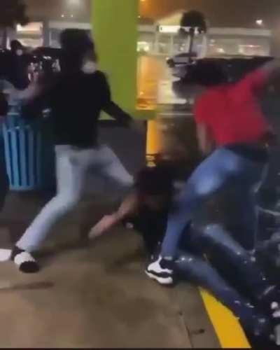 After school fade in a parking lot