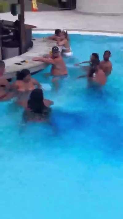 Pissing and dancing at the same time