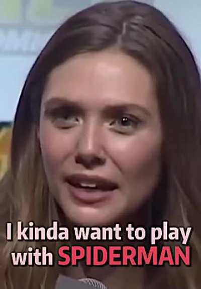 Elizabeth Olsen wants to “play” with Spider-Man